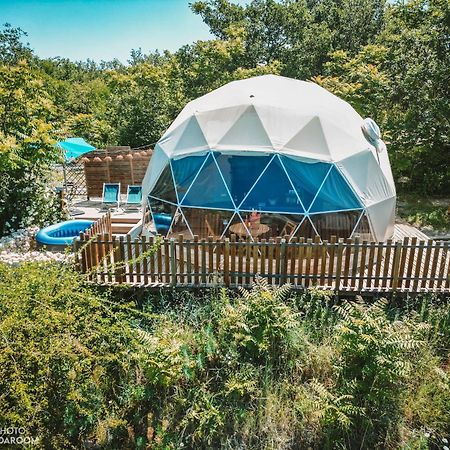 Les Domes Des Gorges Hotel Ruoms Luaran gambar