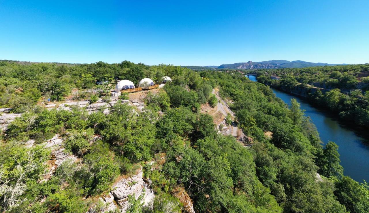 Les Domes Des Gorges Hotel Ruoms Luaran gambar