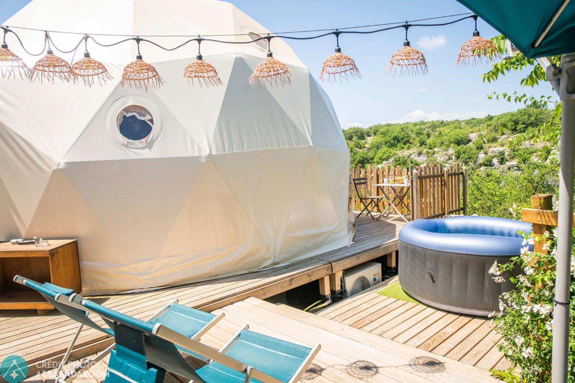 Les Domes Des Gorges Hotel Ruoms Luaran gambar