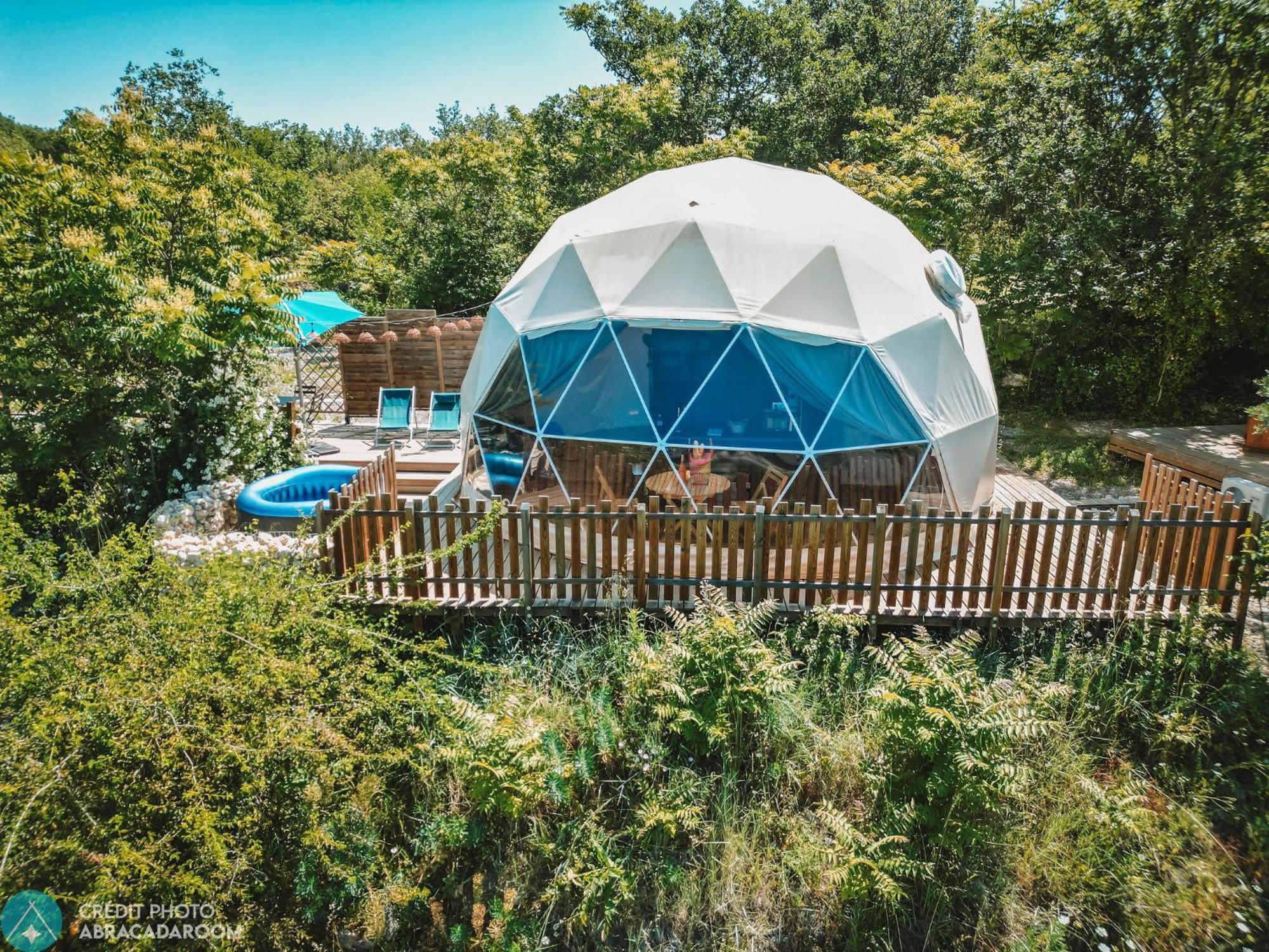 Les Domes Des Gorges Hotel Ruoms Luaran gambar