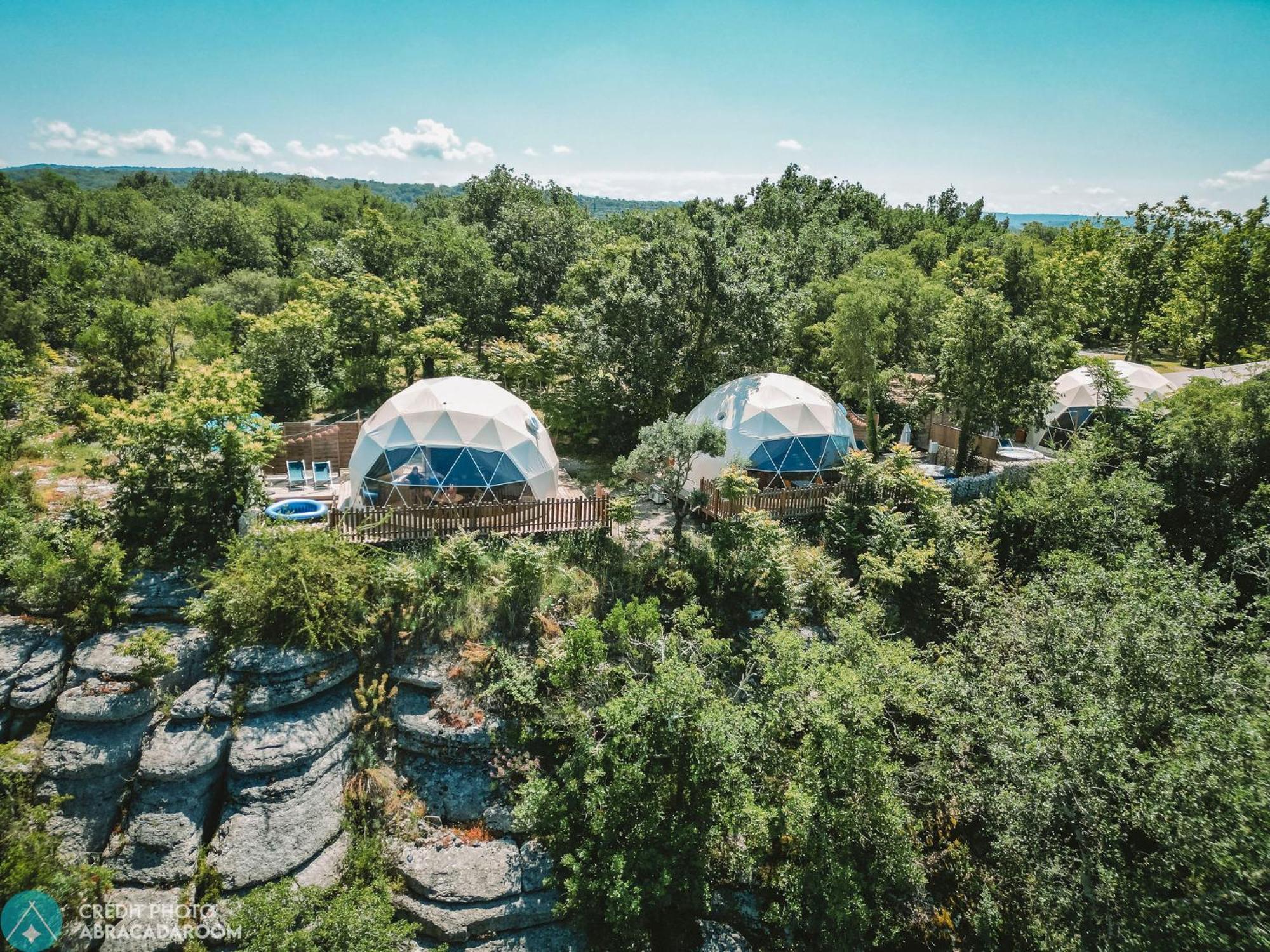 Les Domes Des Gorges Hotel Ruoms Luaran gambar