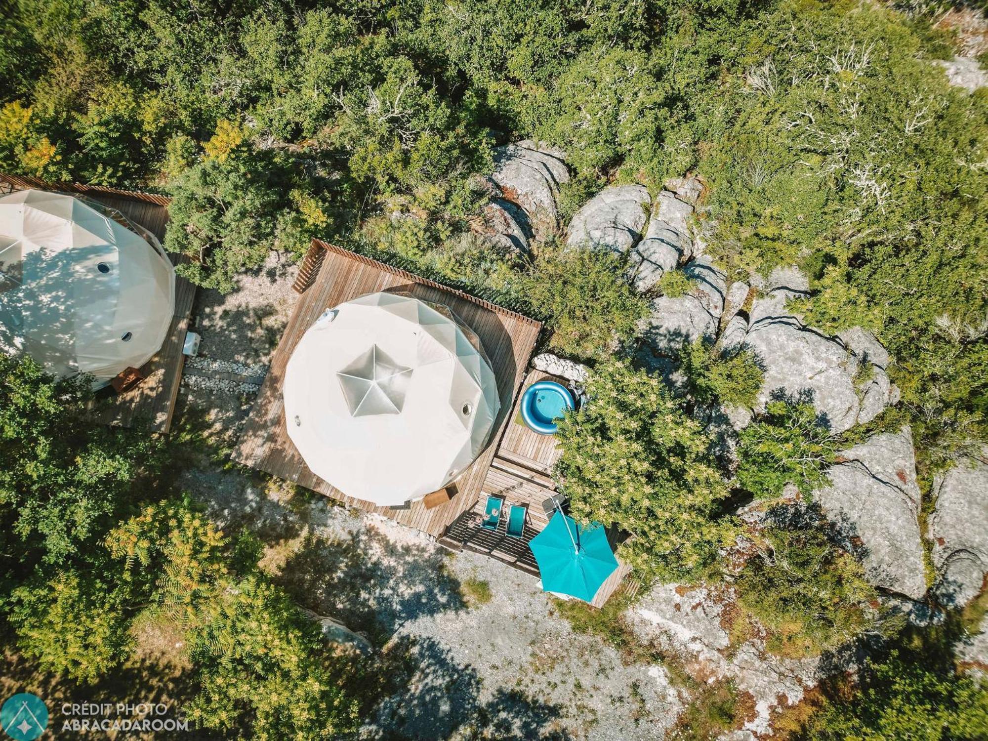 Les Domes Des Gorges Hotel Ruoms Luaran gambar